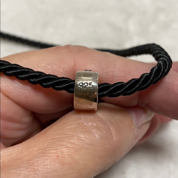 Large Sterling Silver cross with CZs - Picture 2 of 5